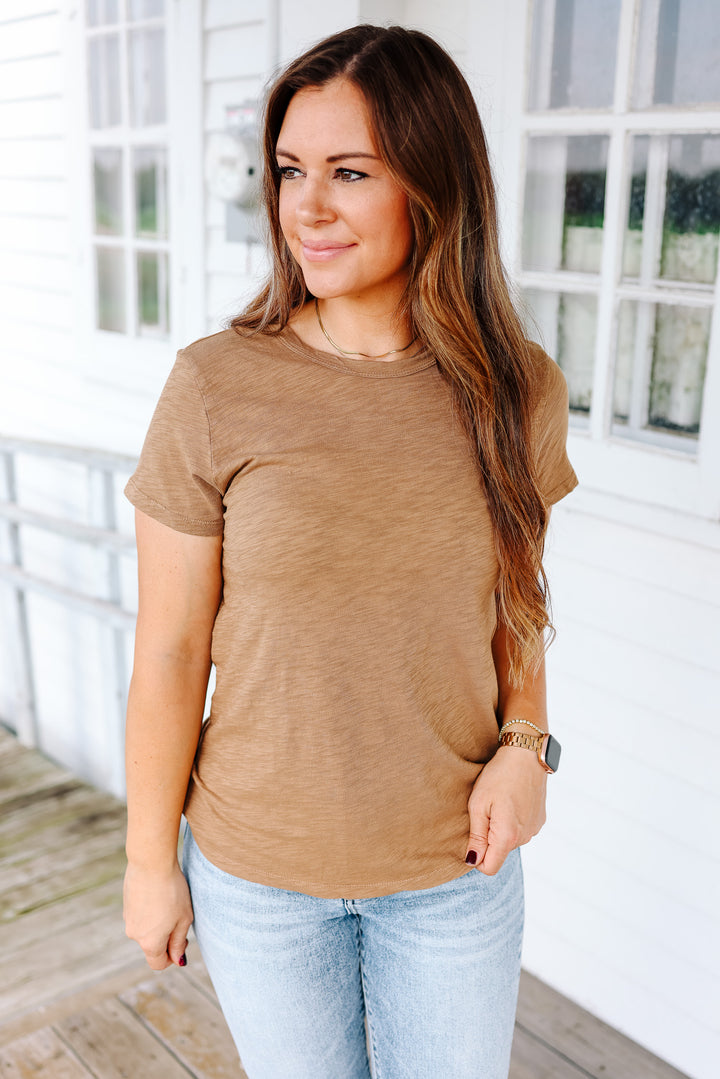 Lennon Tee - Dark Taupe