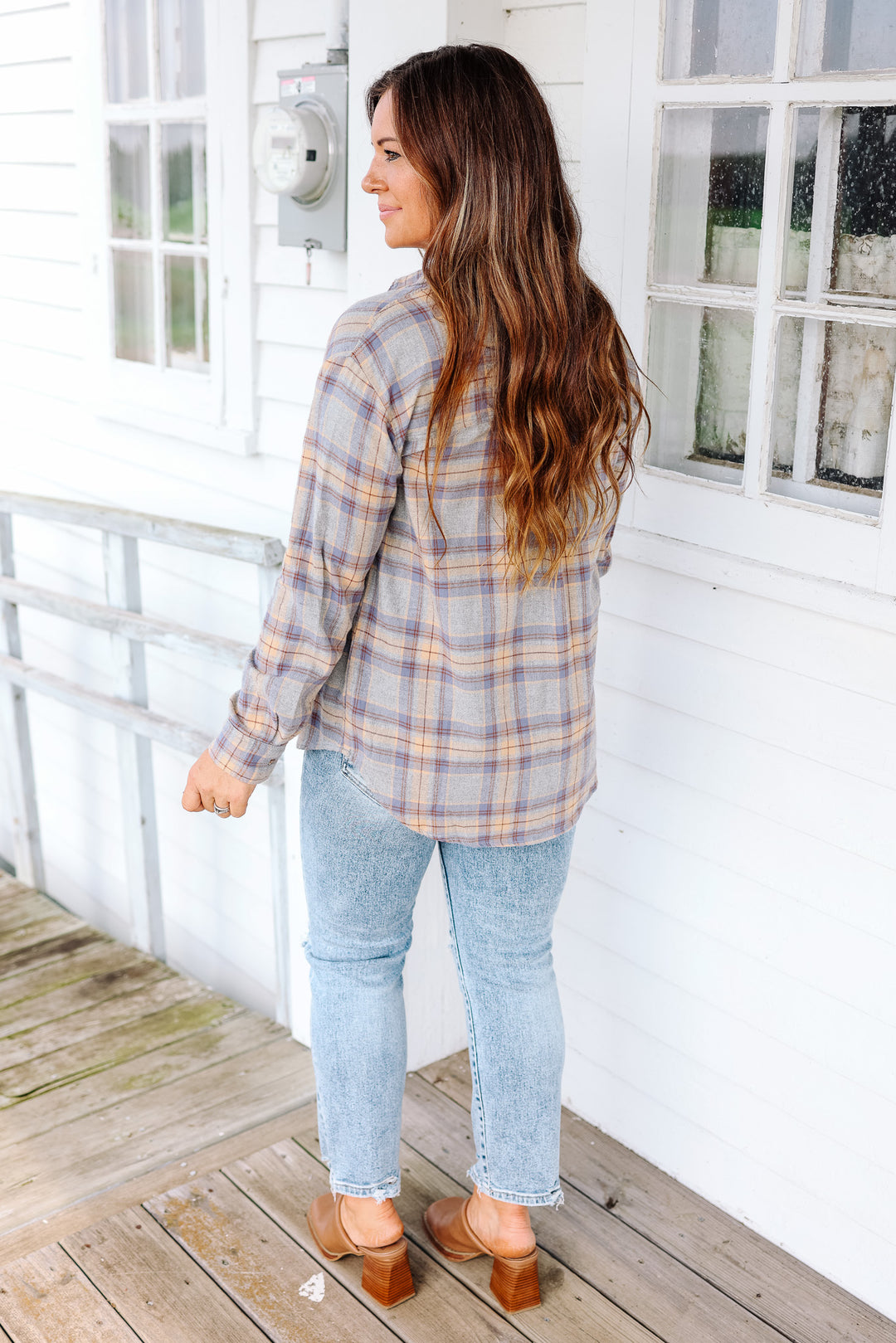 Asher Plaid Flannel Button Down