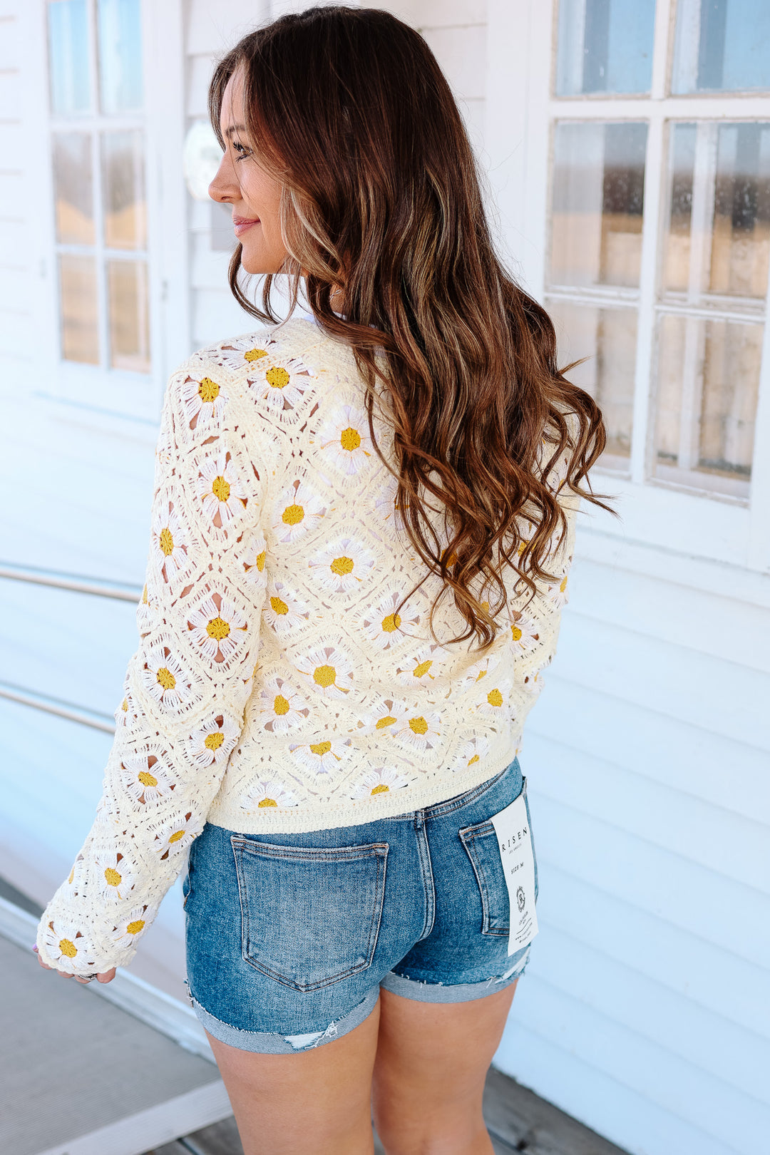 Daisy Crochet Cardigan