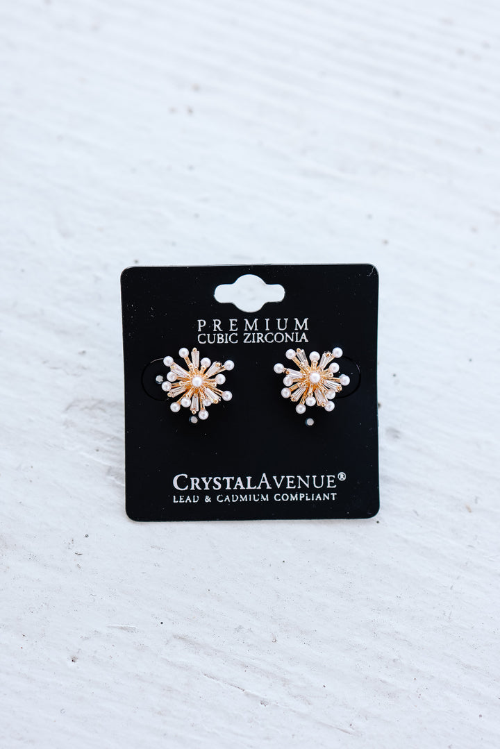 Sunburst Stud Earrings