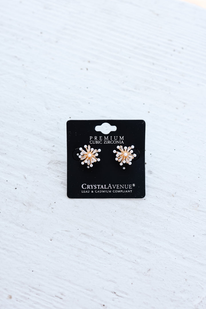 Sunburst Stud Earrings