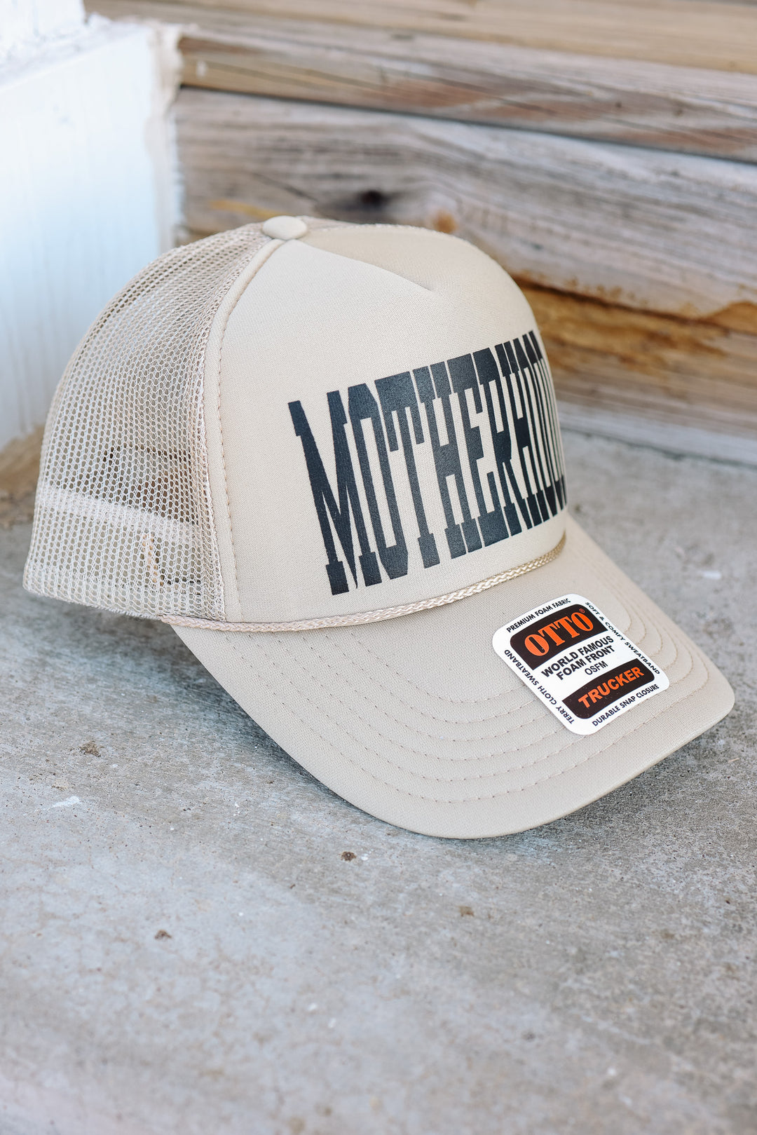 Mother Hood Trucker Hat - Khaki