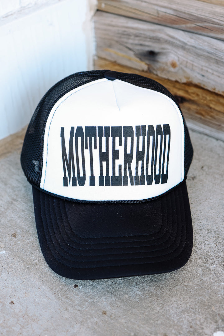 Mother Hood Trucker Hat - Black & White