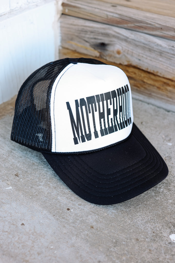 Mother Hood Trucker Hat - Black & White