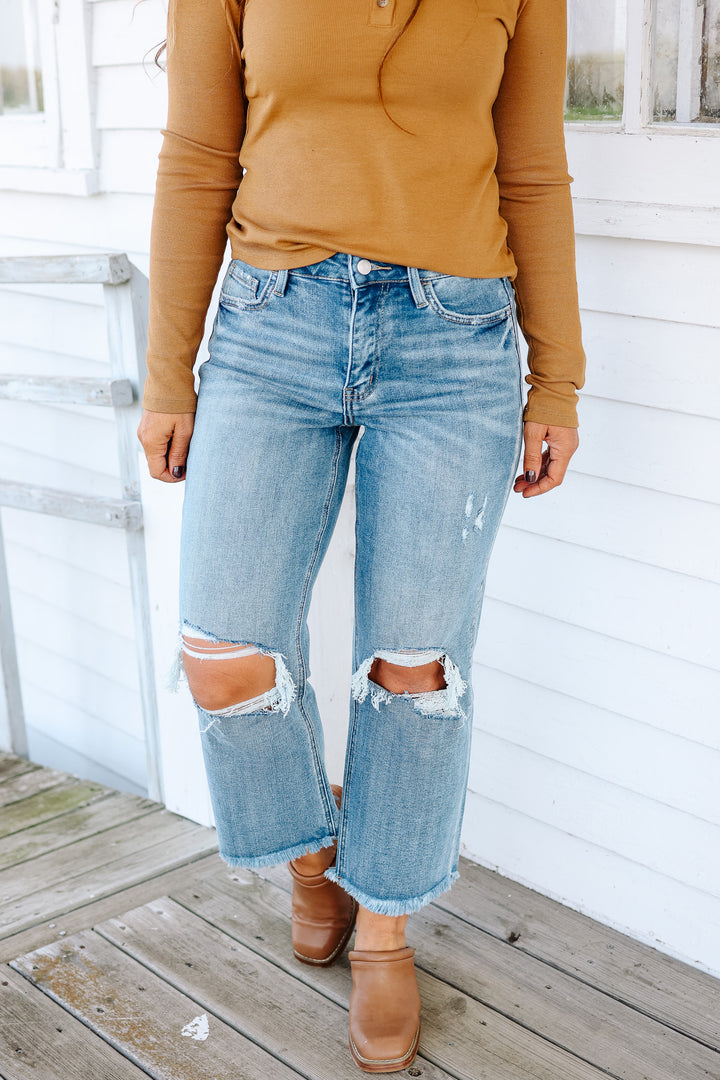 LOVERVET: Ro High Rise Crop Jean