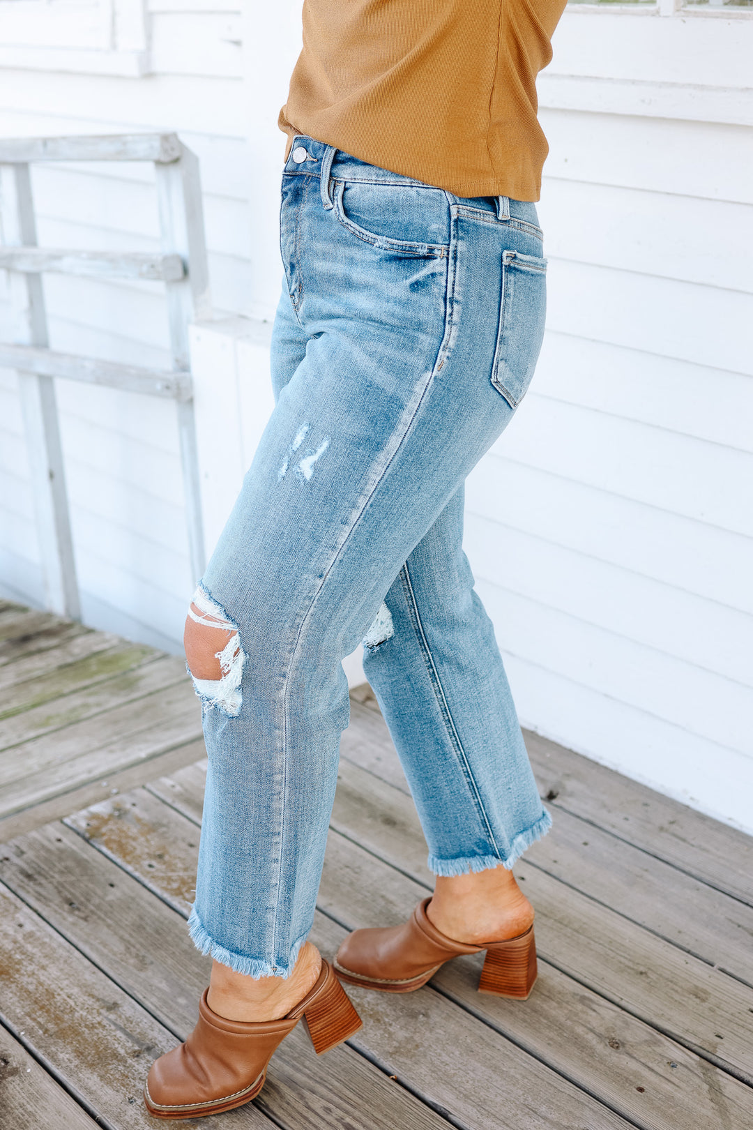 LOVERVET: Ro High Rise Crop Jean