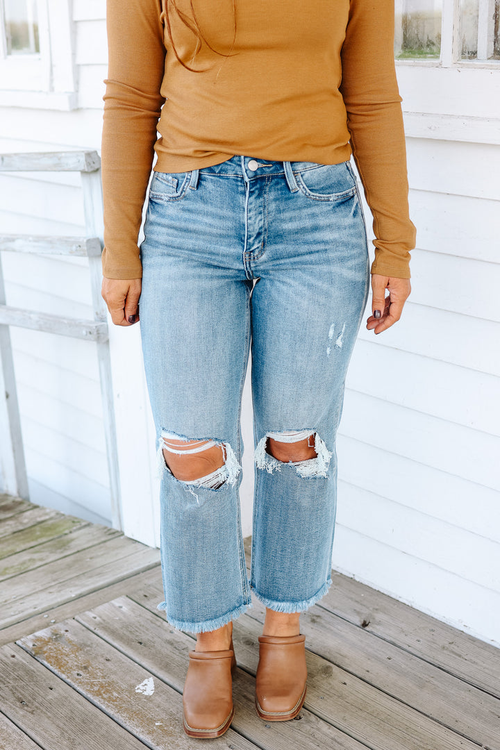 LOVERVET: Ro High Rise Crop Jean