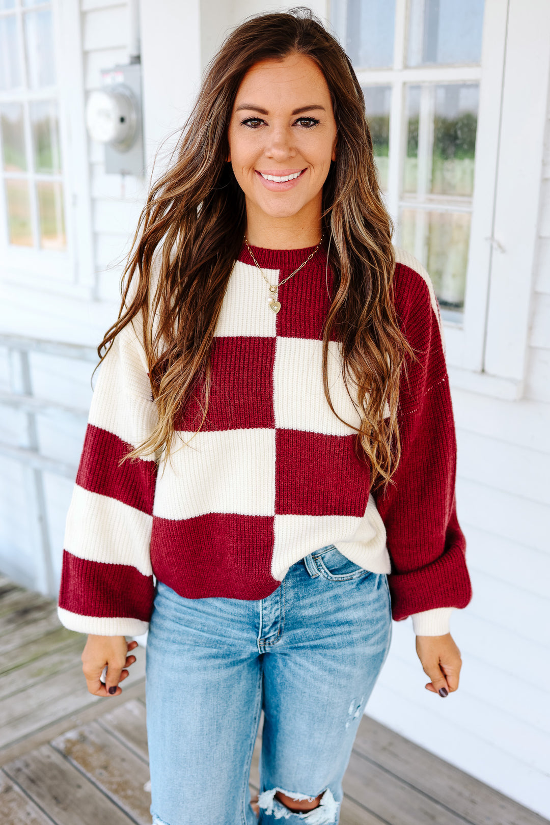 Shiloh Mixed Colorblock Sweater