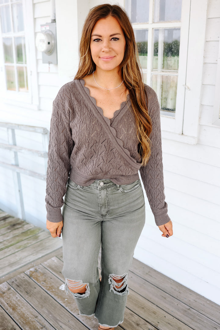 Landry Wrap Sweater