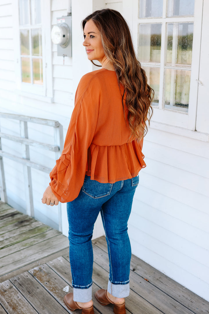 Gemma Balloon Sleeve Blouse