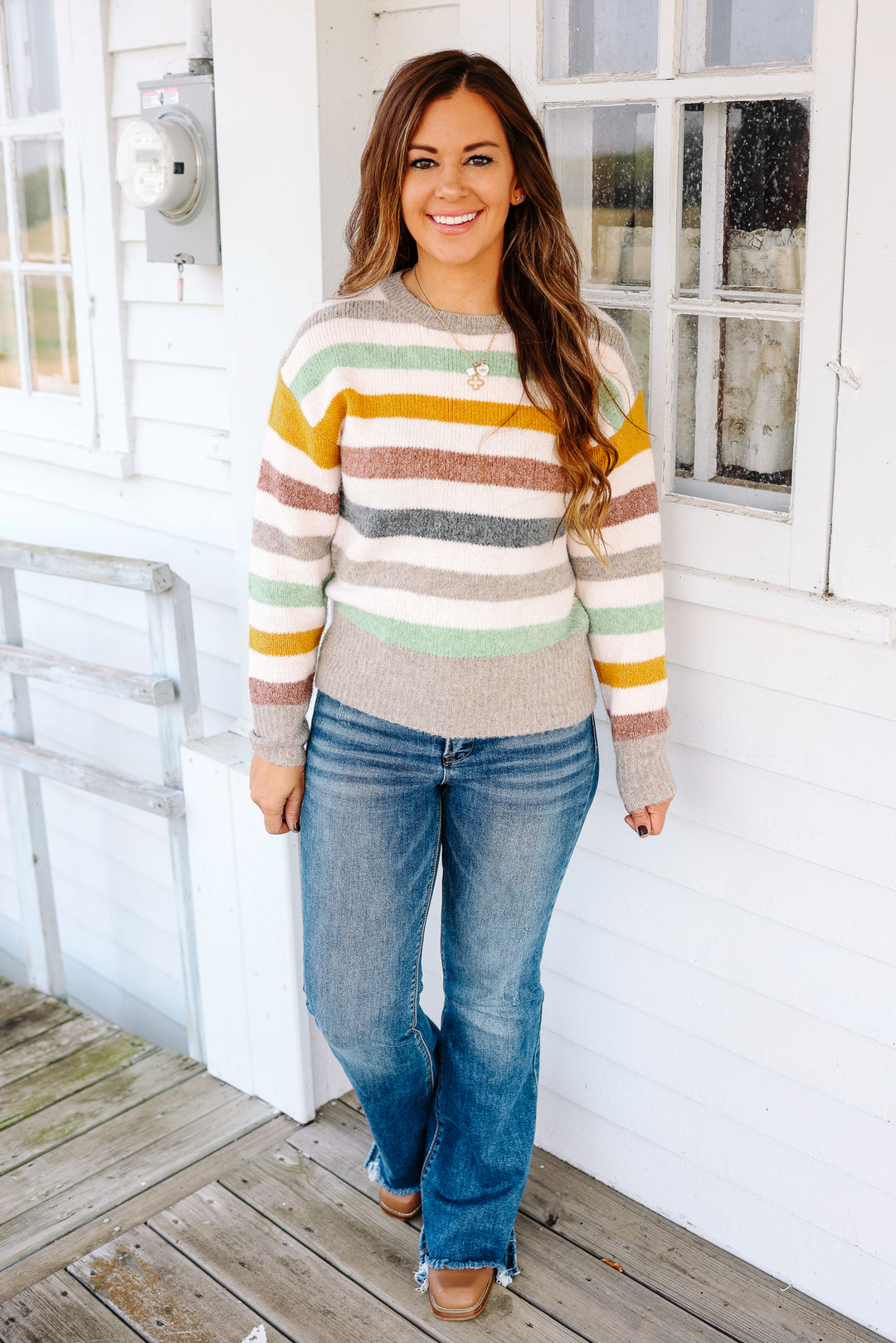 Kennedy Multi Stripe Sweater