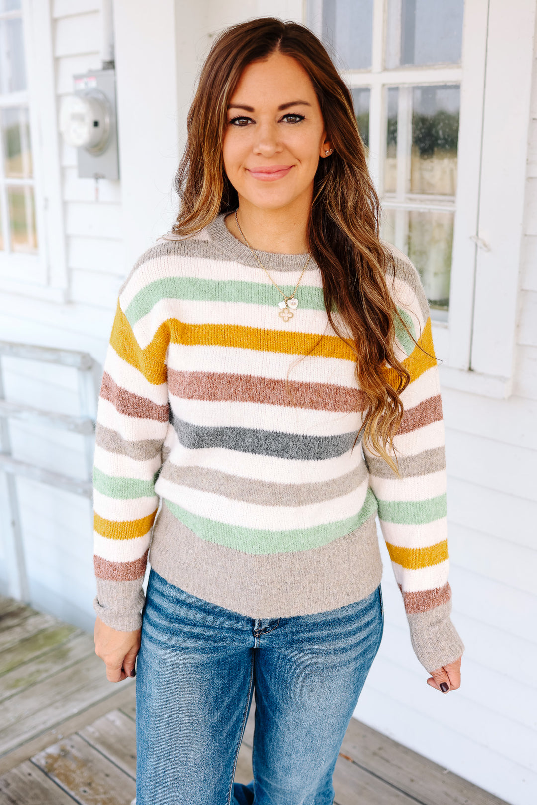 Kennedy Multi Stripe Sweater