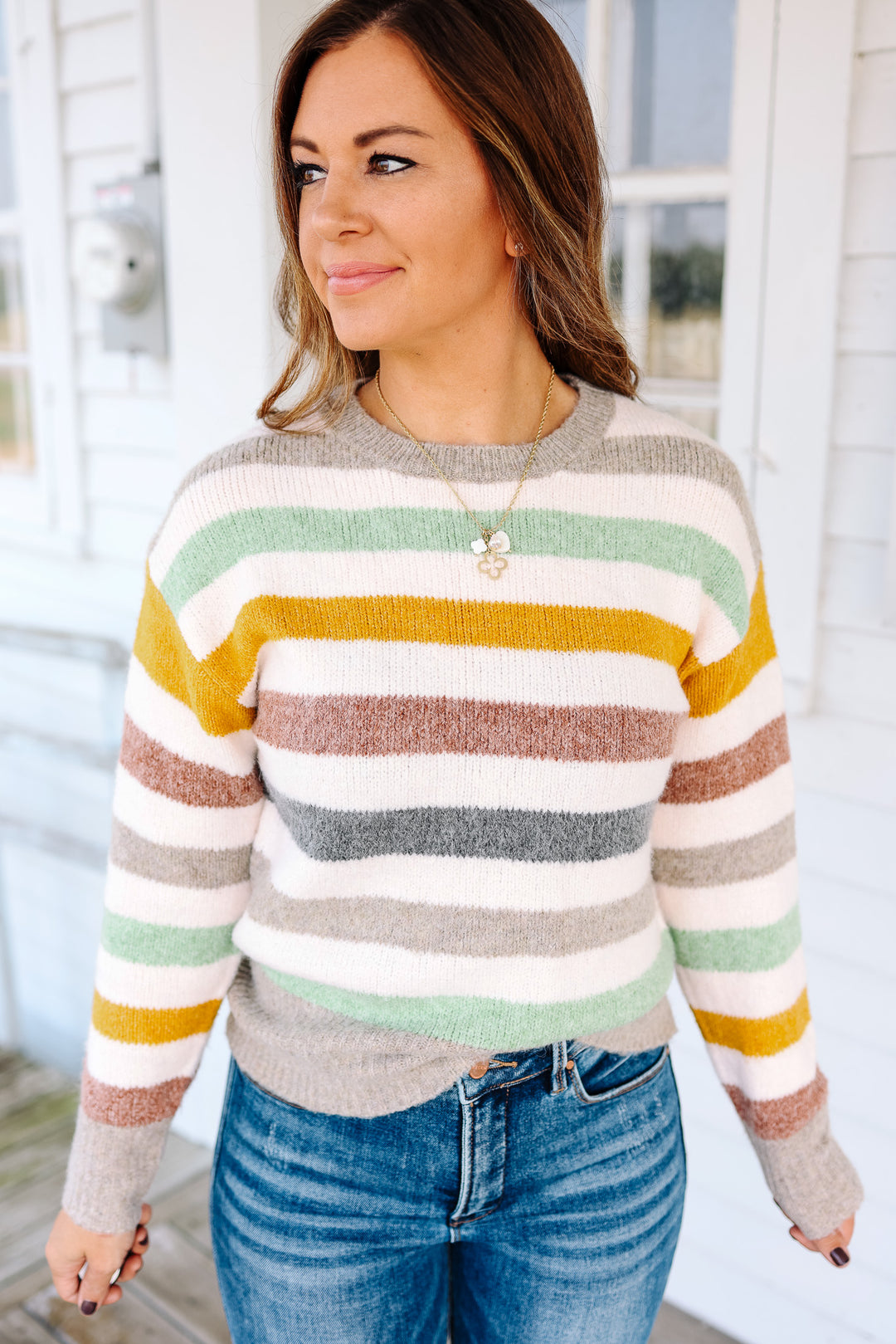 Kennedy Multi Stripe Sweater