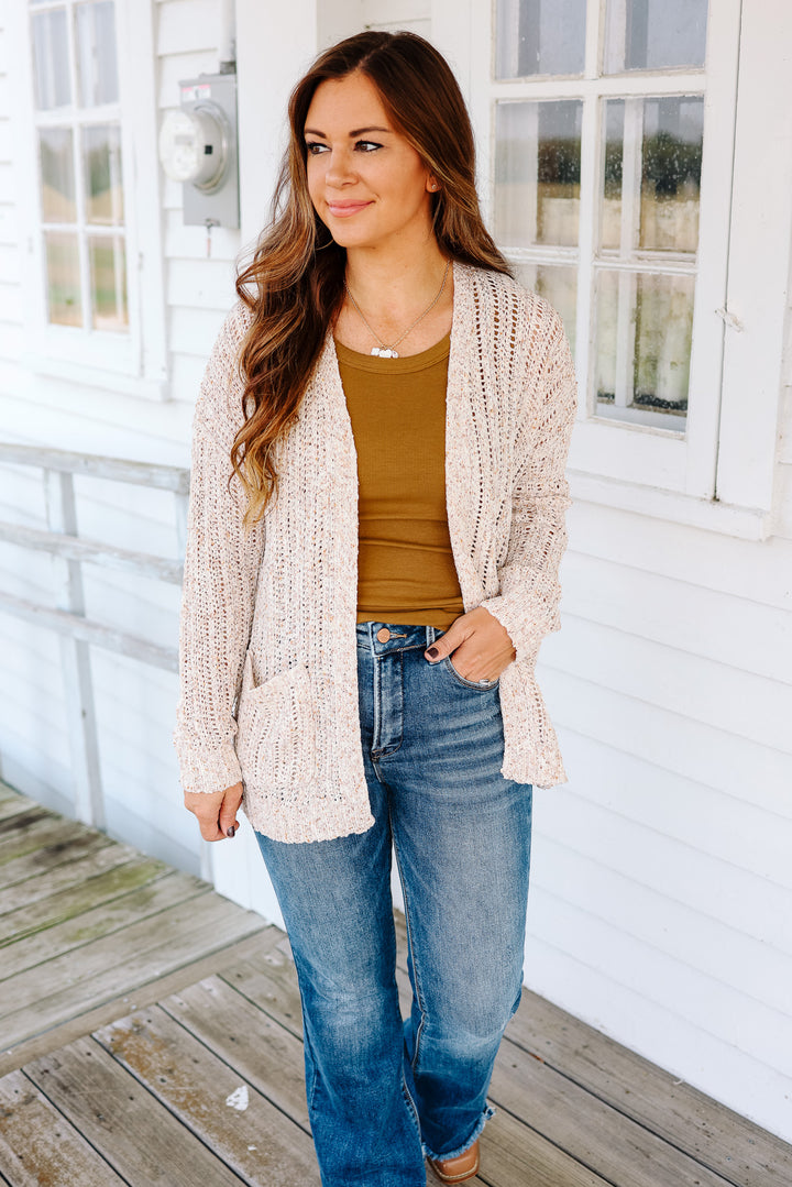 Calla Crochet Knit Cardigan