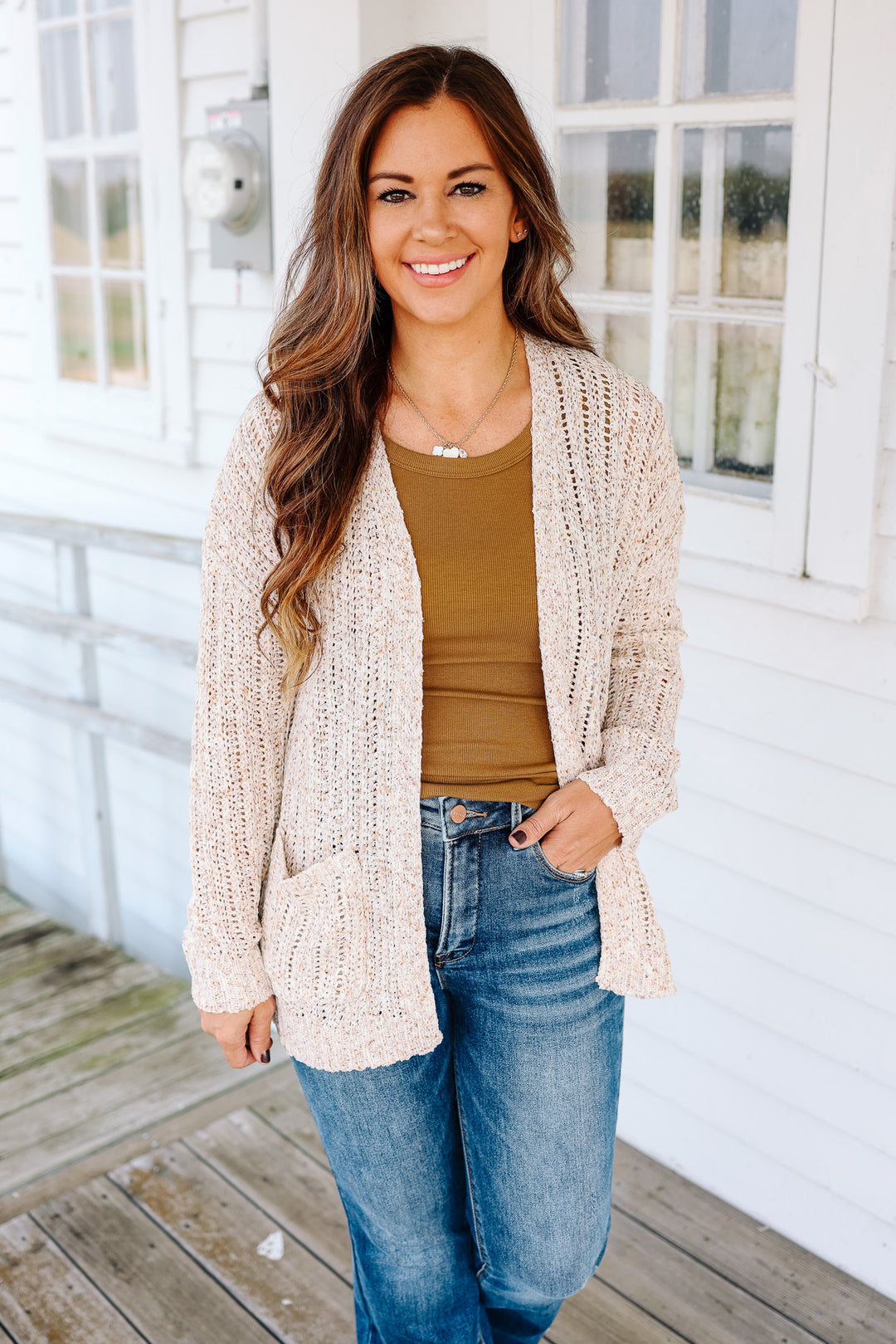 Calla Crochet Knit Cardigan