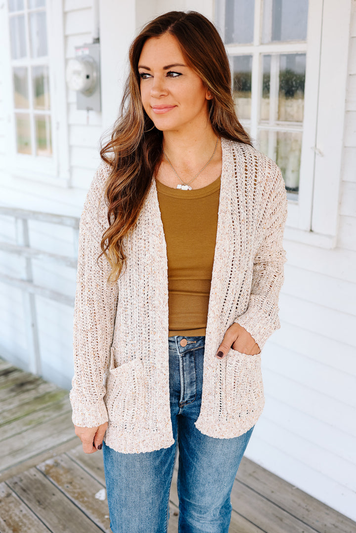 Calla Crochet Knit Cardigan