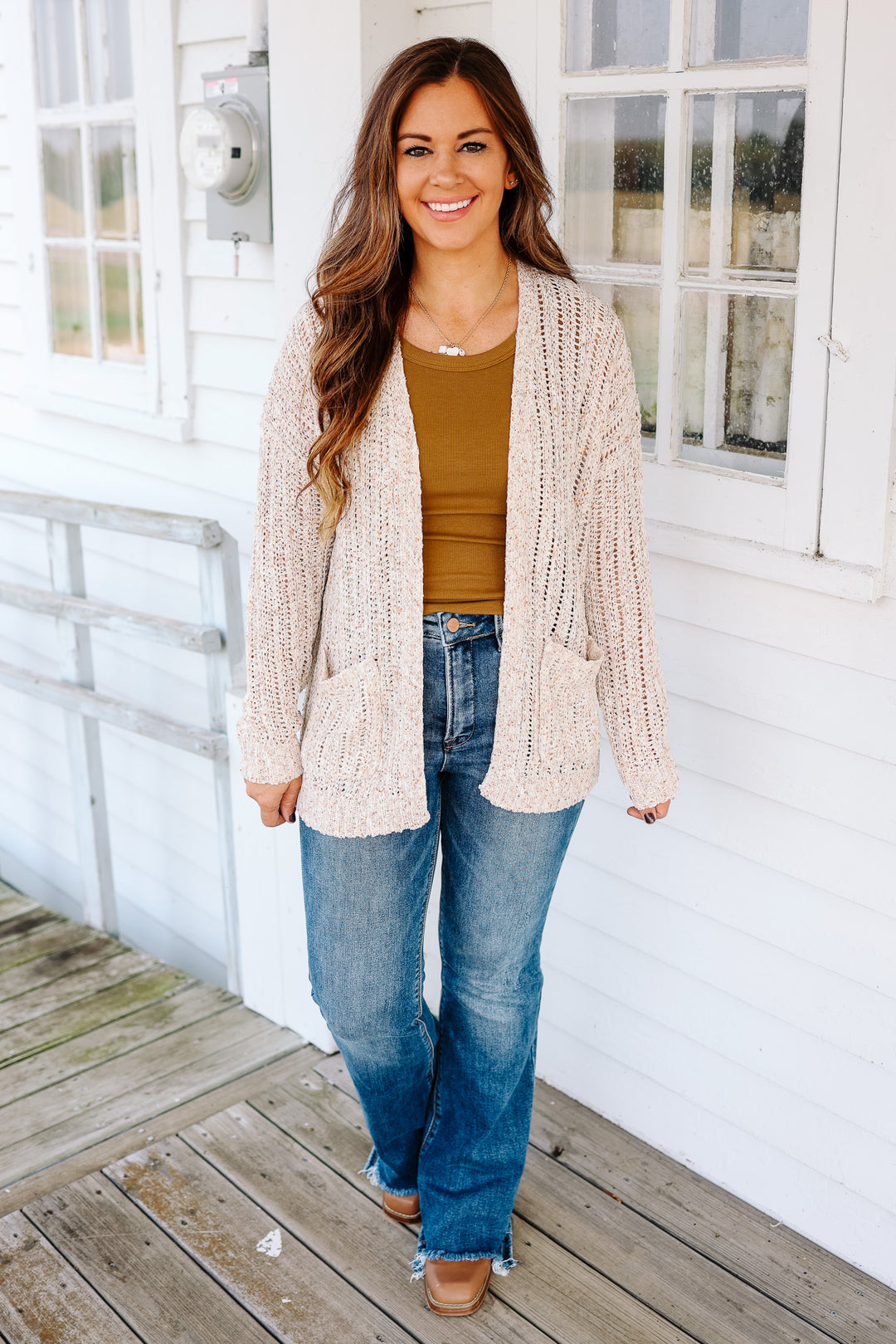 Calla Crochet Knit Cardigan