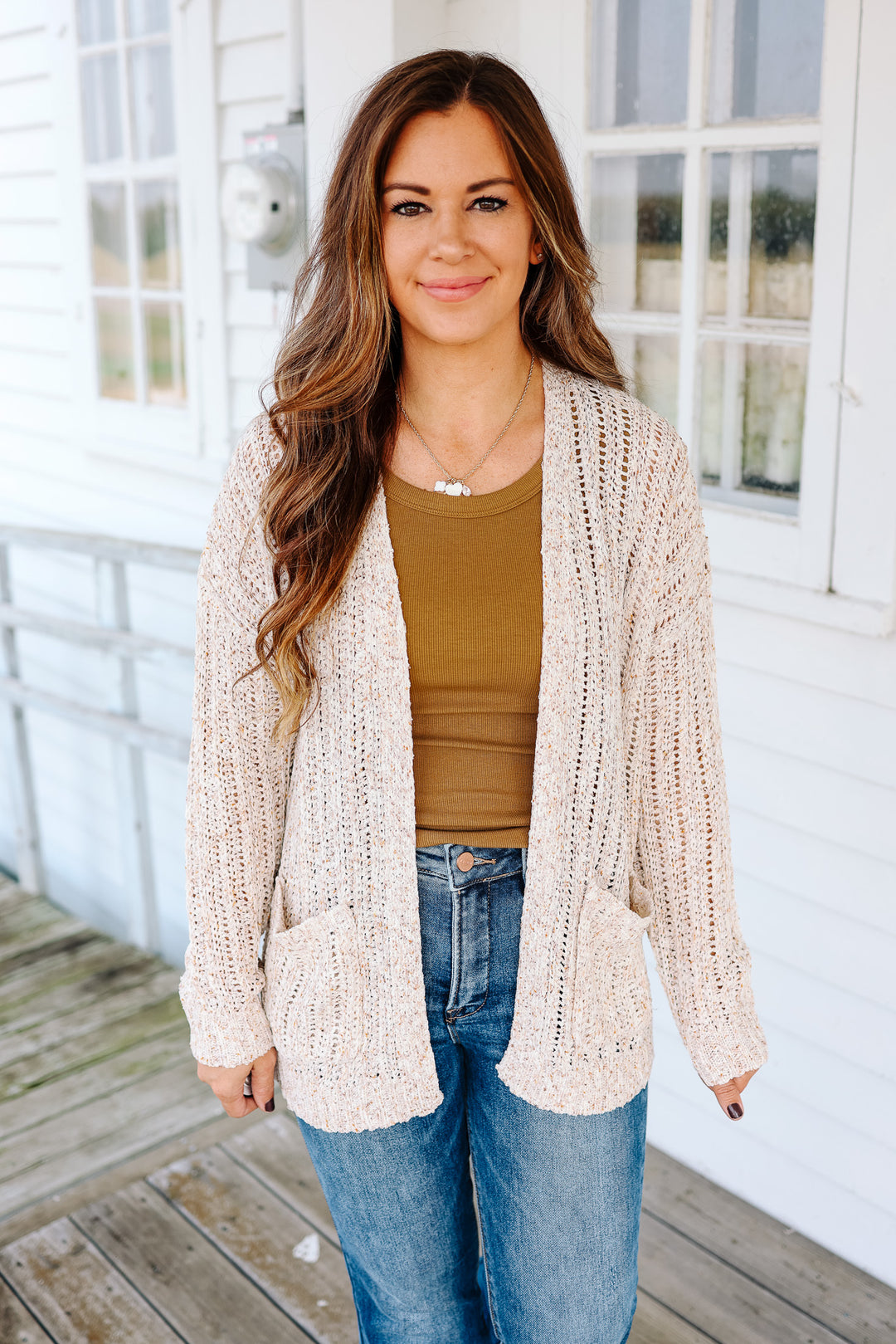 Calla Crochet Knit Cardigan