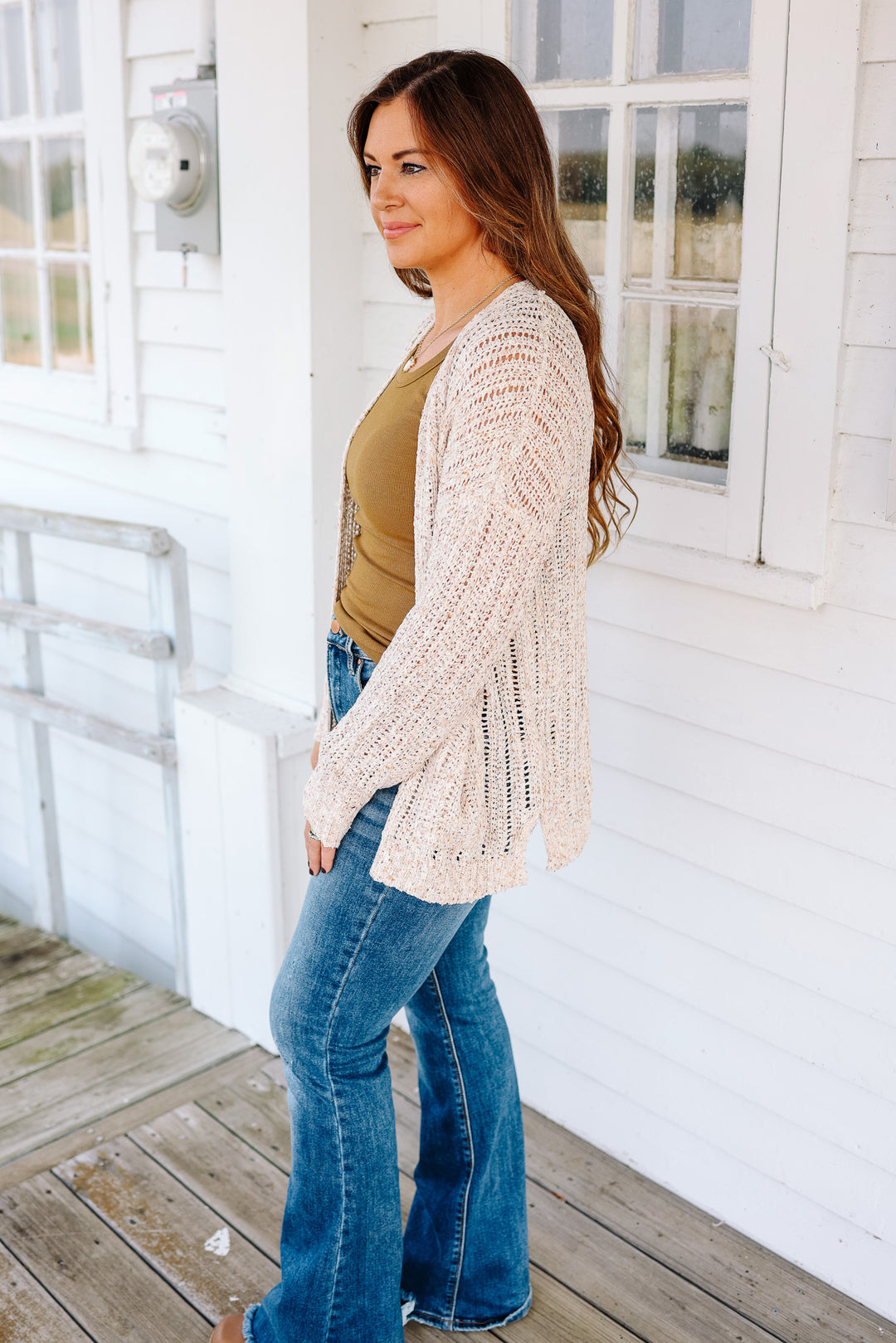 Calla Crochet Knit Cardigan