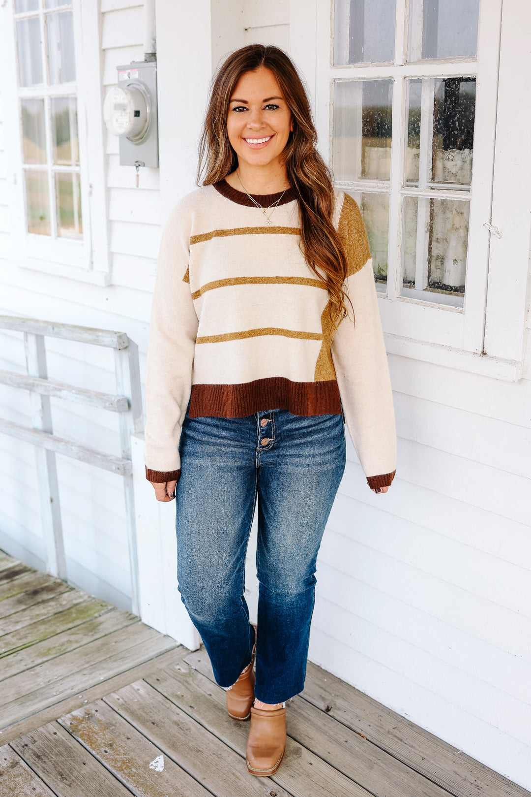 Micah Soft Yarn Stripe Sweater