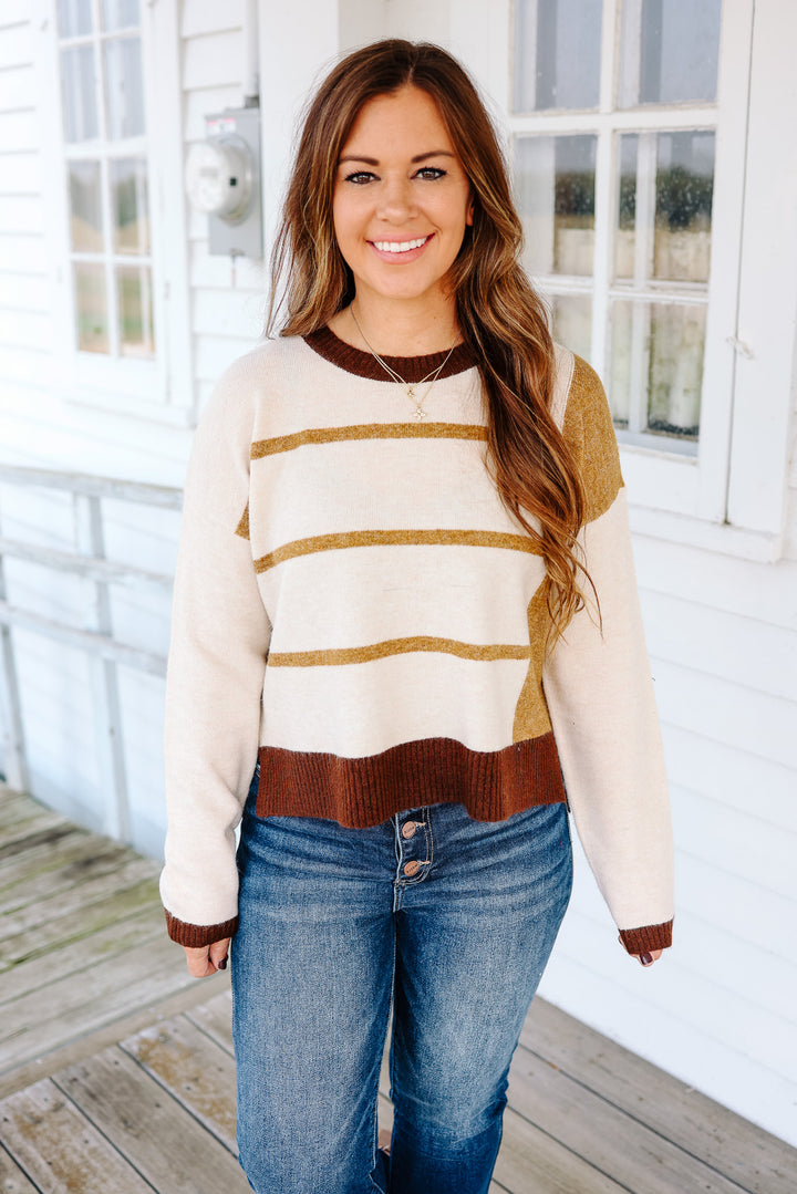 Micah Soft Yarn Stripe Sweater