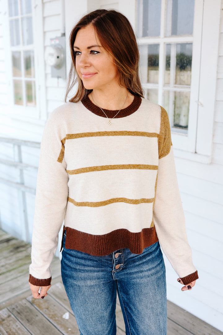 Micah Soft Yarn Stripe Sweater