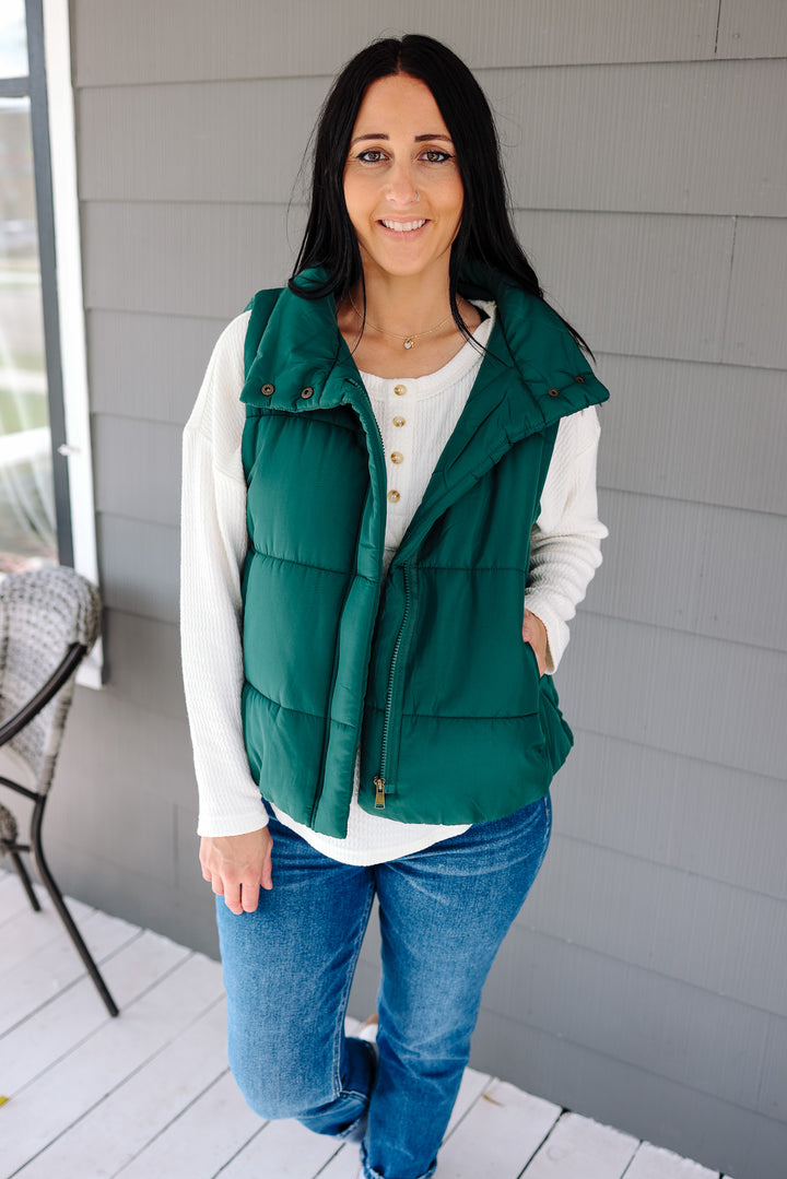 Brinley Zip Up Puffer Vest