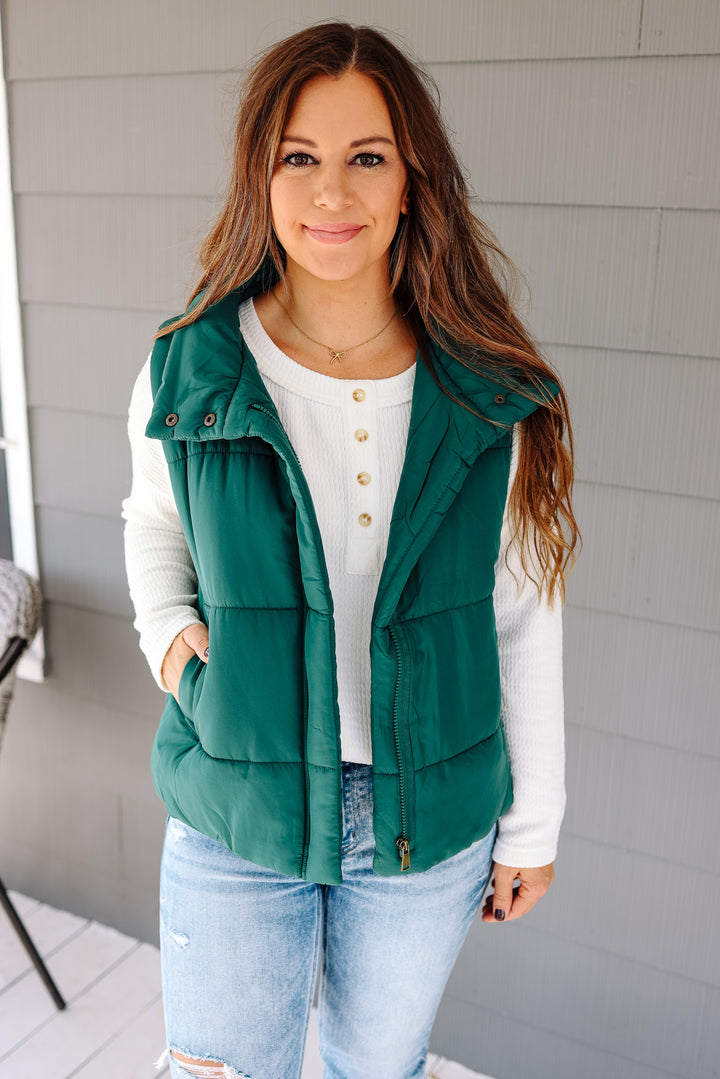 Brinley Zip Up Puffer Vest