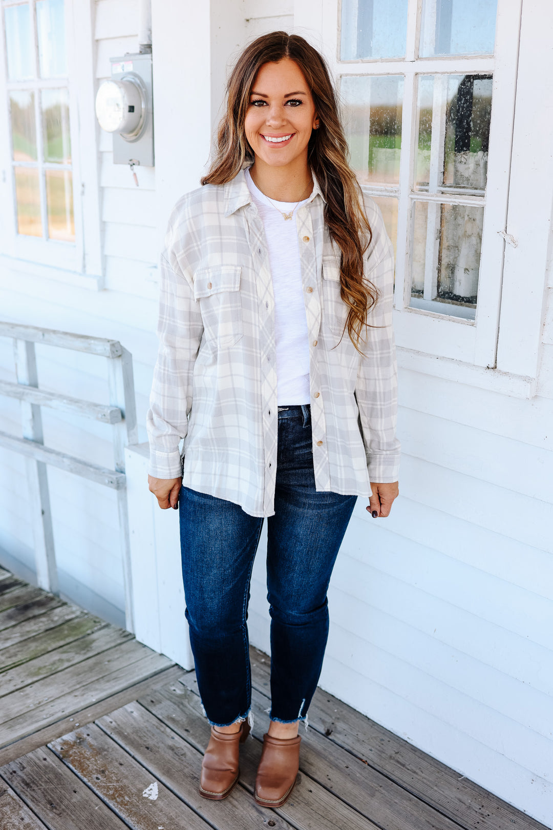 Skylar Plaid Button Down