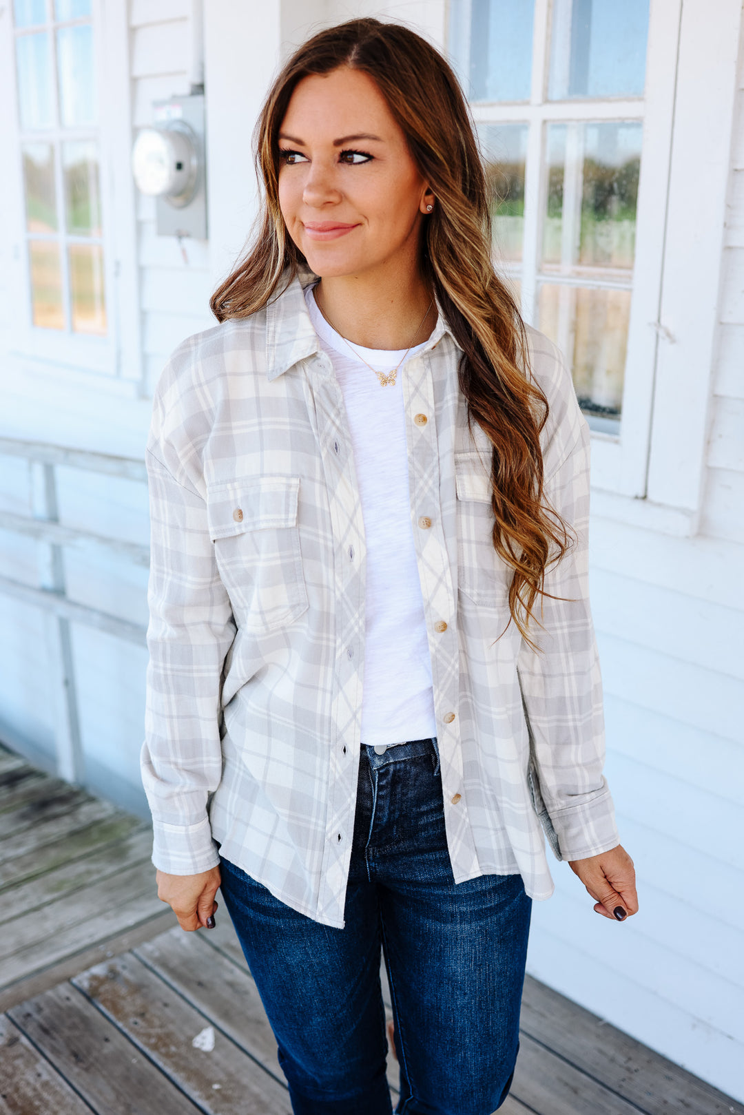 Skylar Plaid Button Down