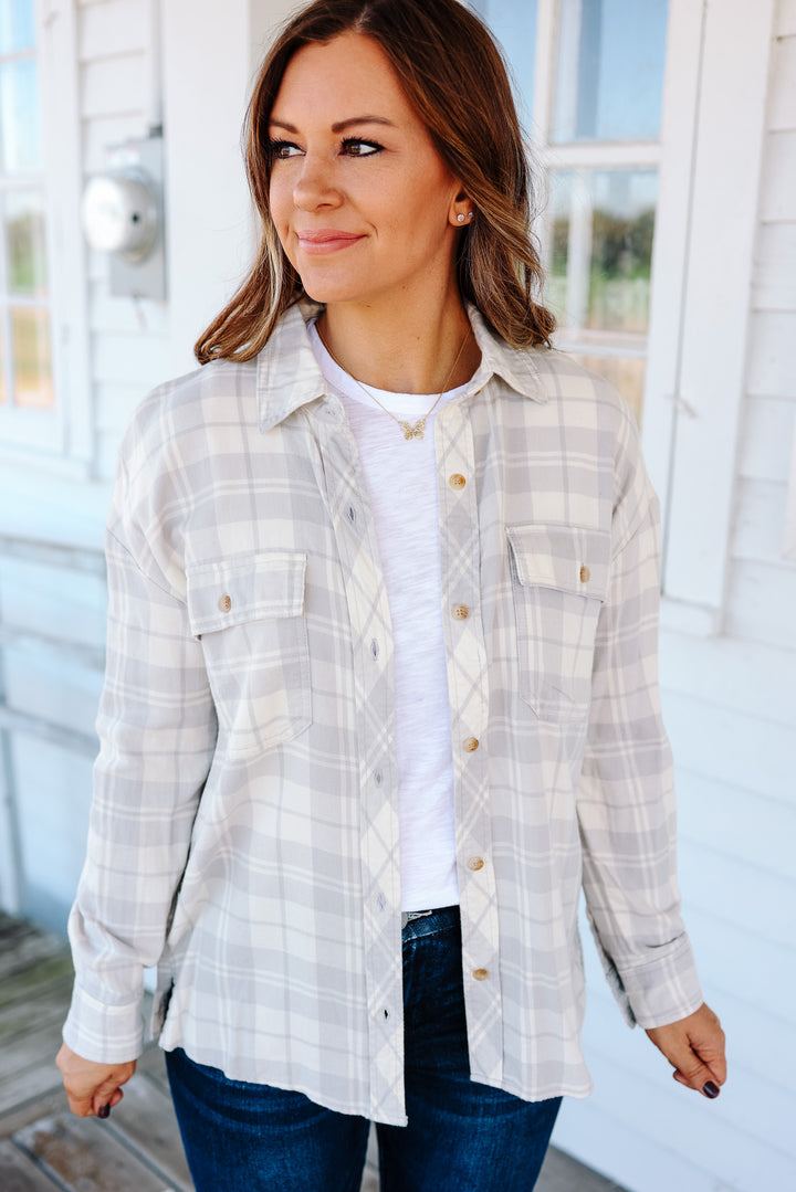 Skylar Plaid Button Down