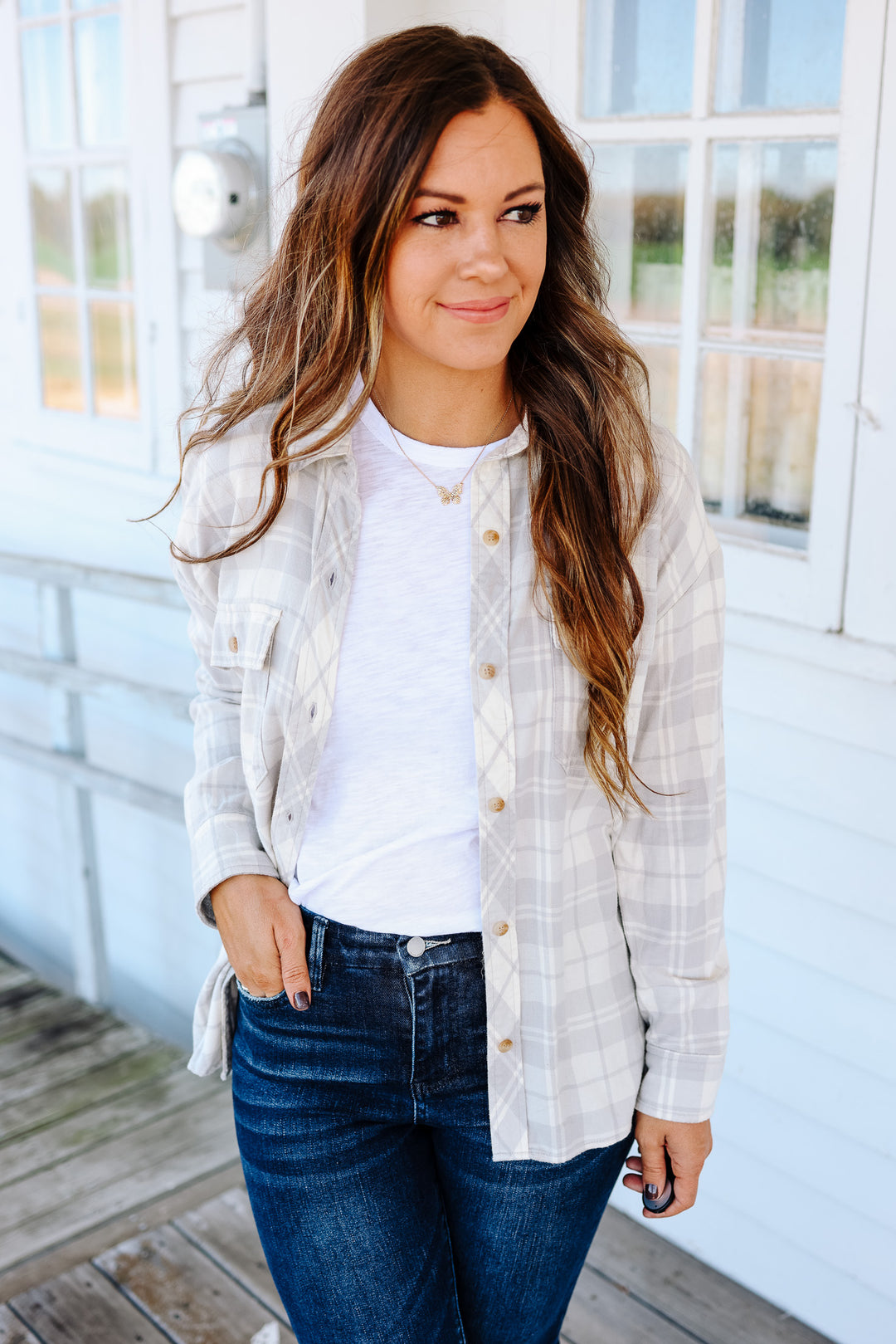 Skylar Plaid Button Down