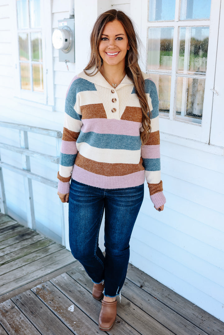 Casey Colorblock Sweater