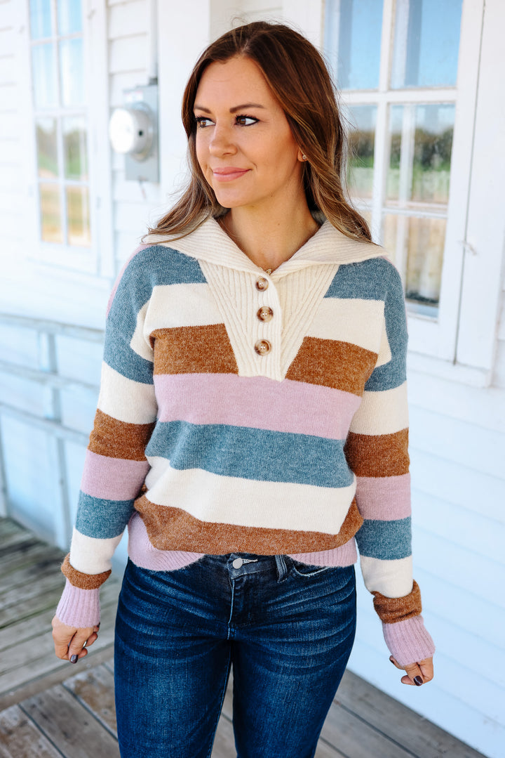 Casey Colorblock Sweater