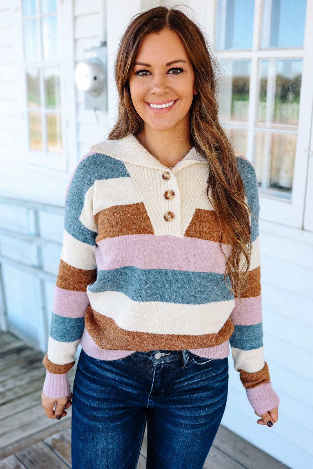 Casey Colorblock Sweater