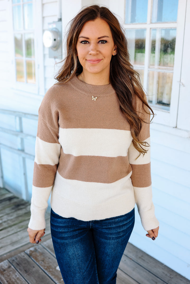 Sienna Striped Pullover Sweater