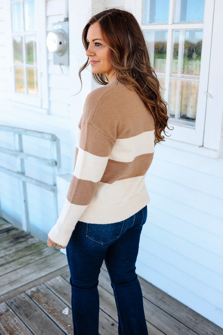 Sienna Striped Pullover Sweater