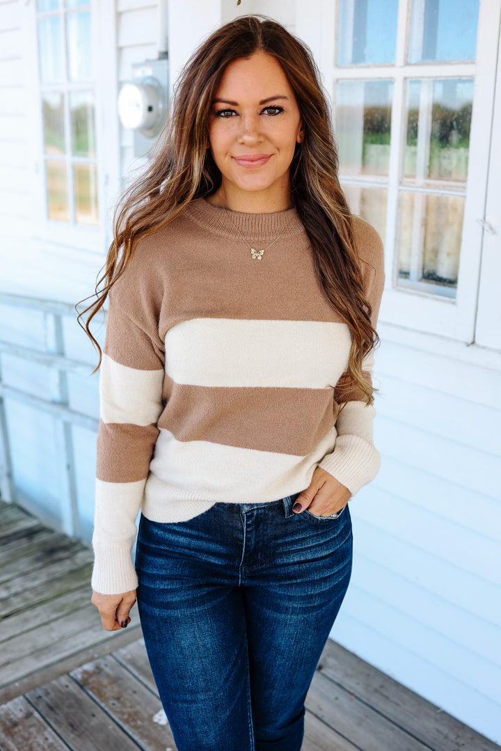 Sienna Striped Pullover Sweater