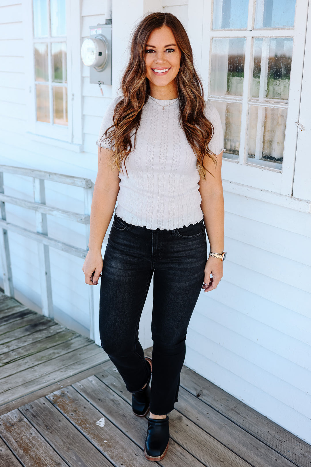 VERVET: Krissy Kick Flare Jeans