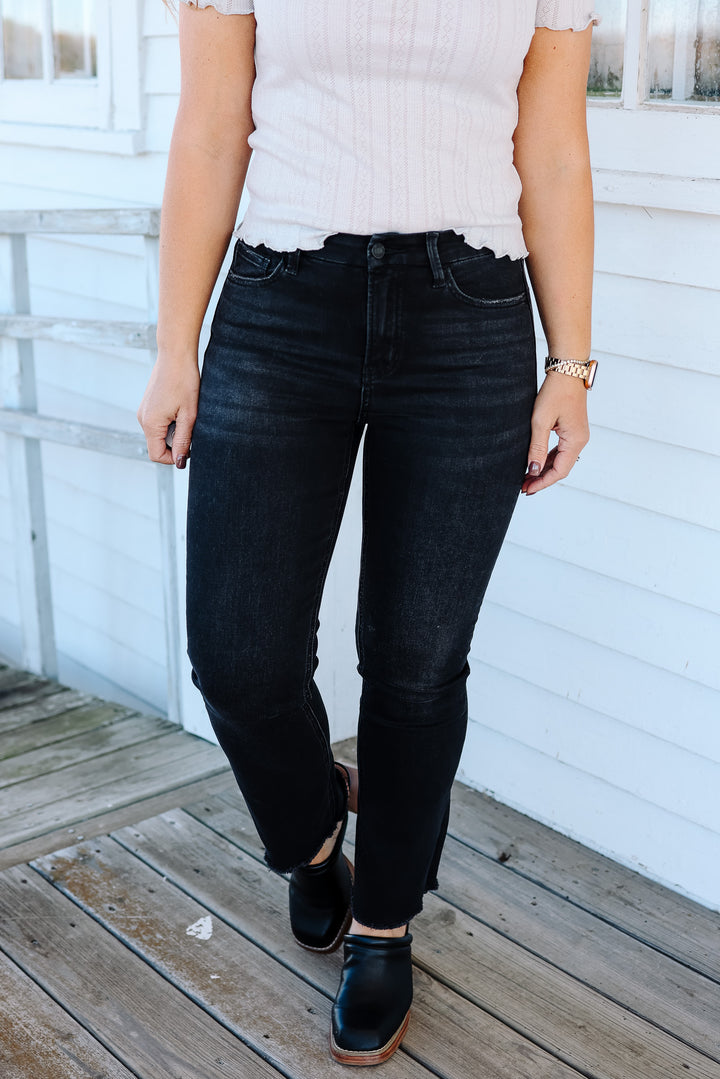 VERVET: Krissy Kick Flare Jeans