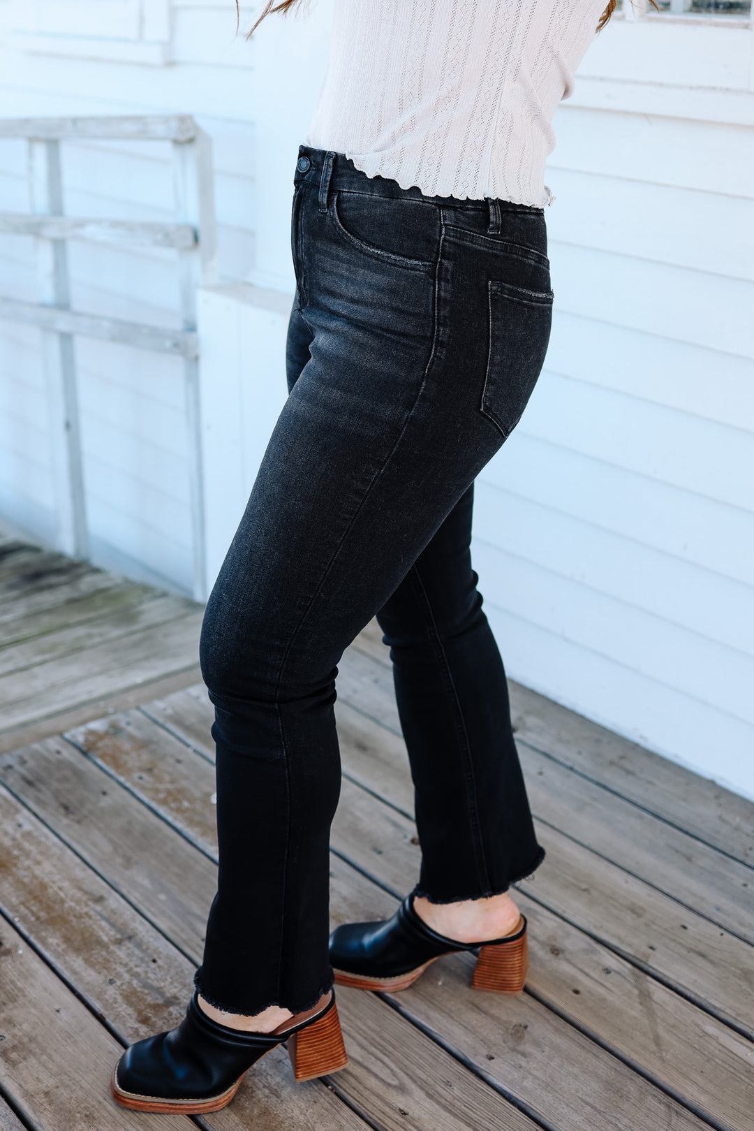 VERVET: Krissy Kick Flare Jeans