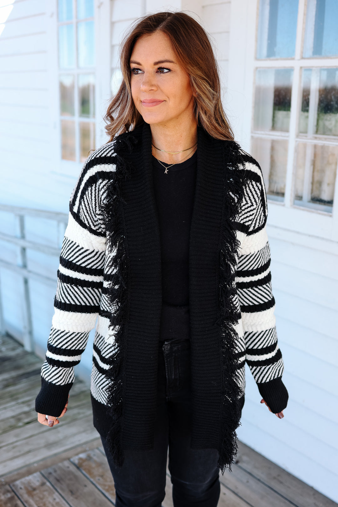 Pippa Fringe Cardigan