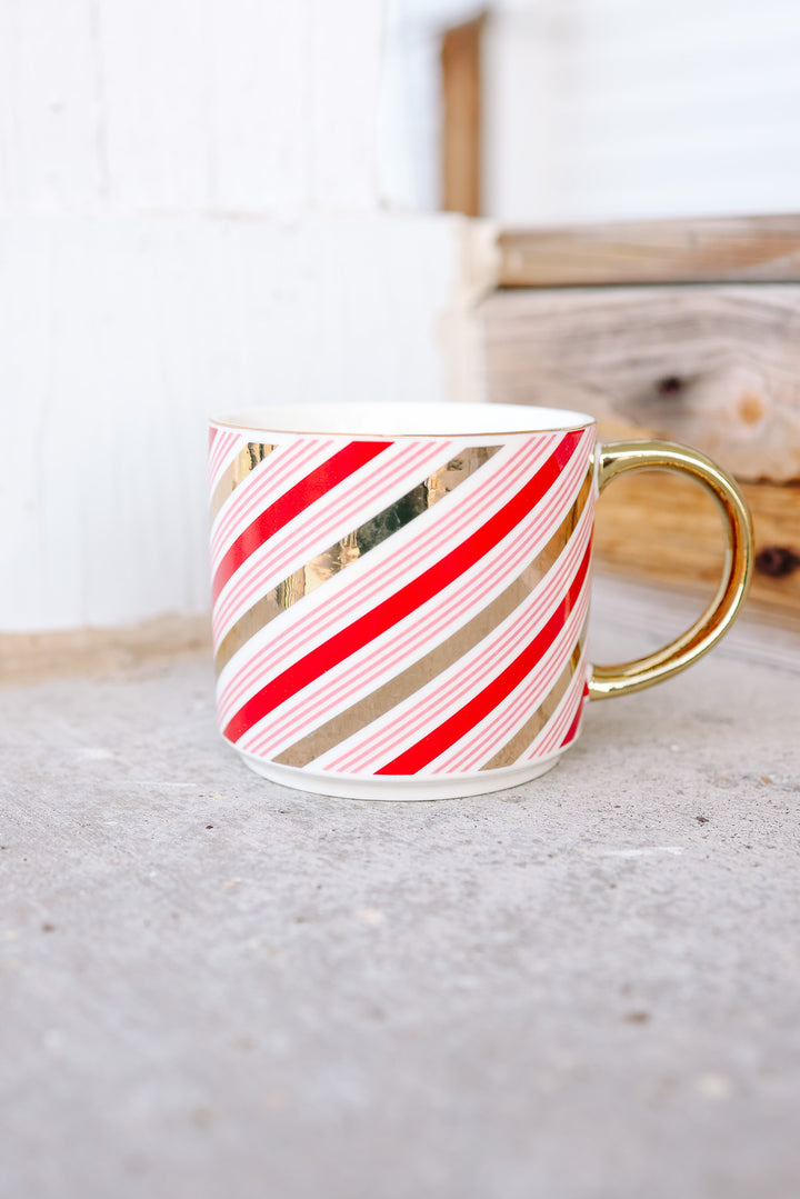 Candy Cane Coffee Mug