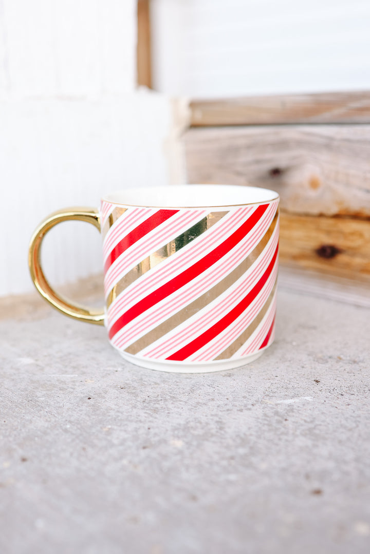 Candy Cane Coffee Mug