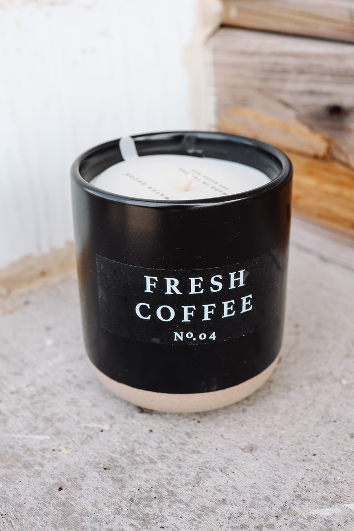 Fresh Coffee 12 oz Soy Candle