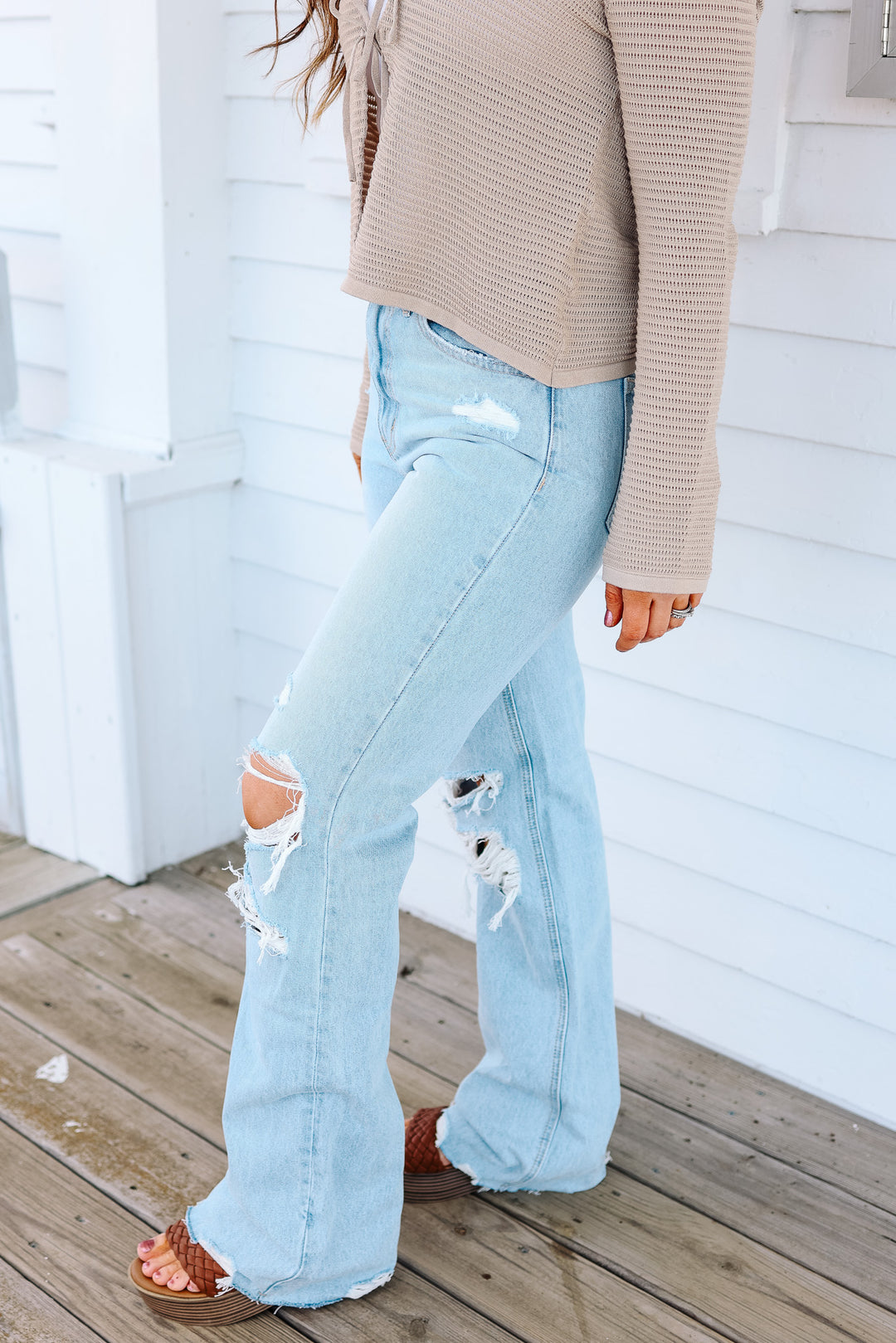 Kade High Rise Flare Jeans