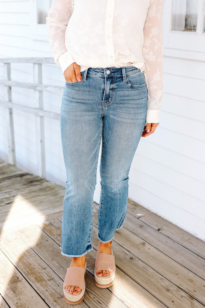 Dallas High Rise Kick Flare Jeans