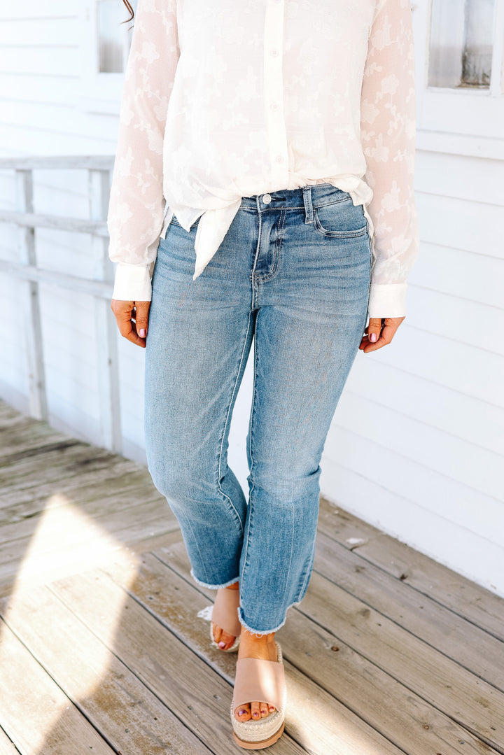 Dallas High Rise Kick Flare Jeans