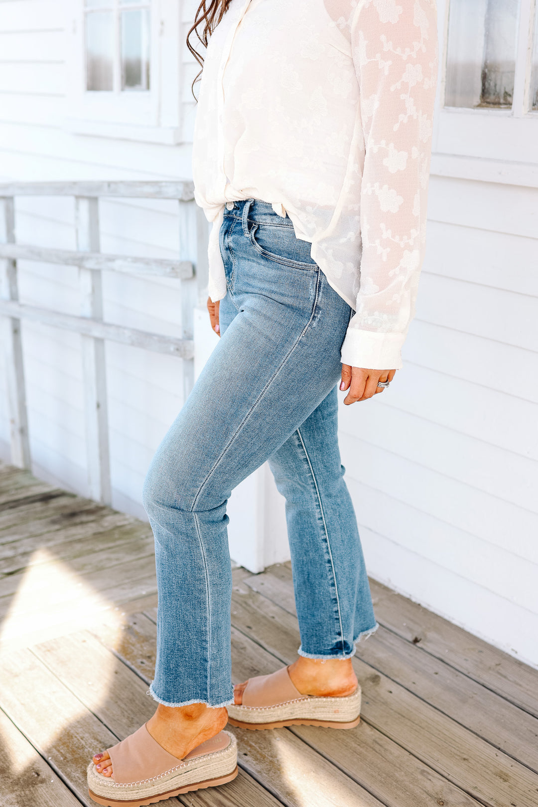 Dallas High Rise Kick Flare Jeans