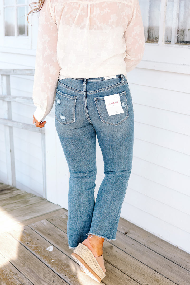 Dallas High Rise Kick Flare Jeans